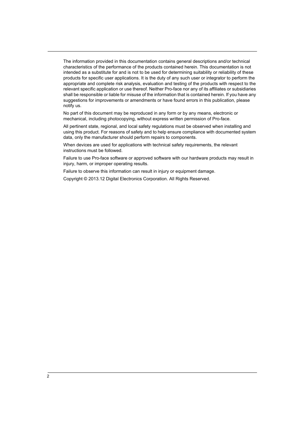 Proface LT4300M - 5.7 Modular HMI + Control" User Manual | Page 2 / 146