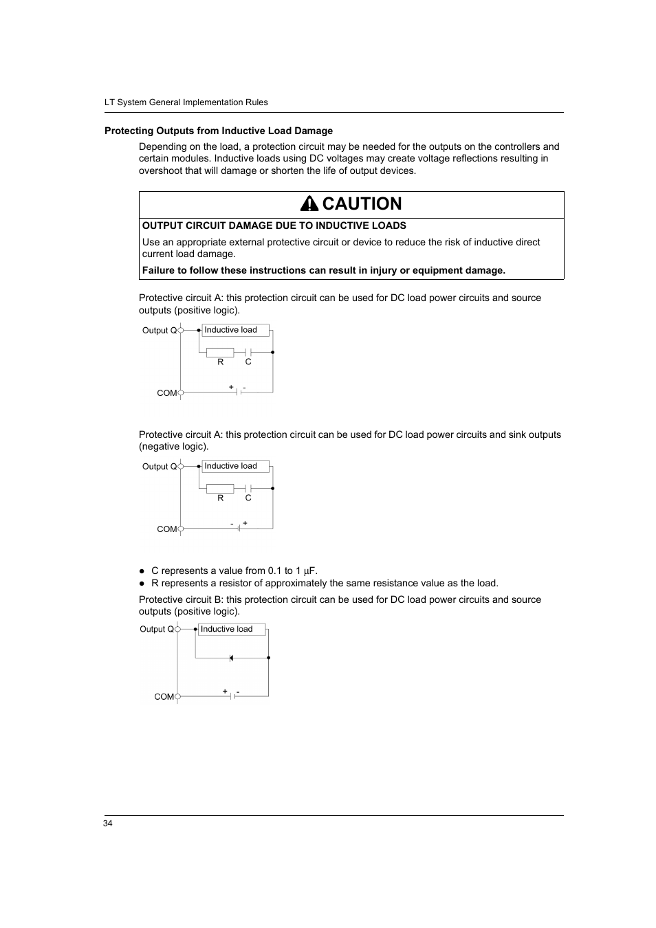 Caution | Proface LT4300M - 5.7 Modular HMI + Control" User Manual | Page 34 / 146