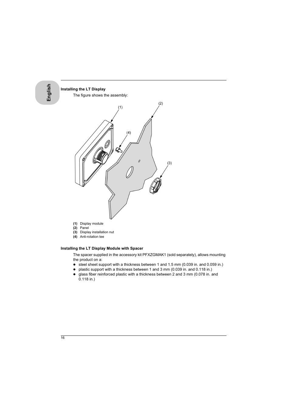 Proface LT4300M - 5.7 Modular HMI + Control" User Manual | Page 16 / 47