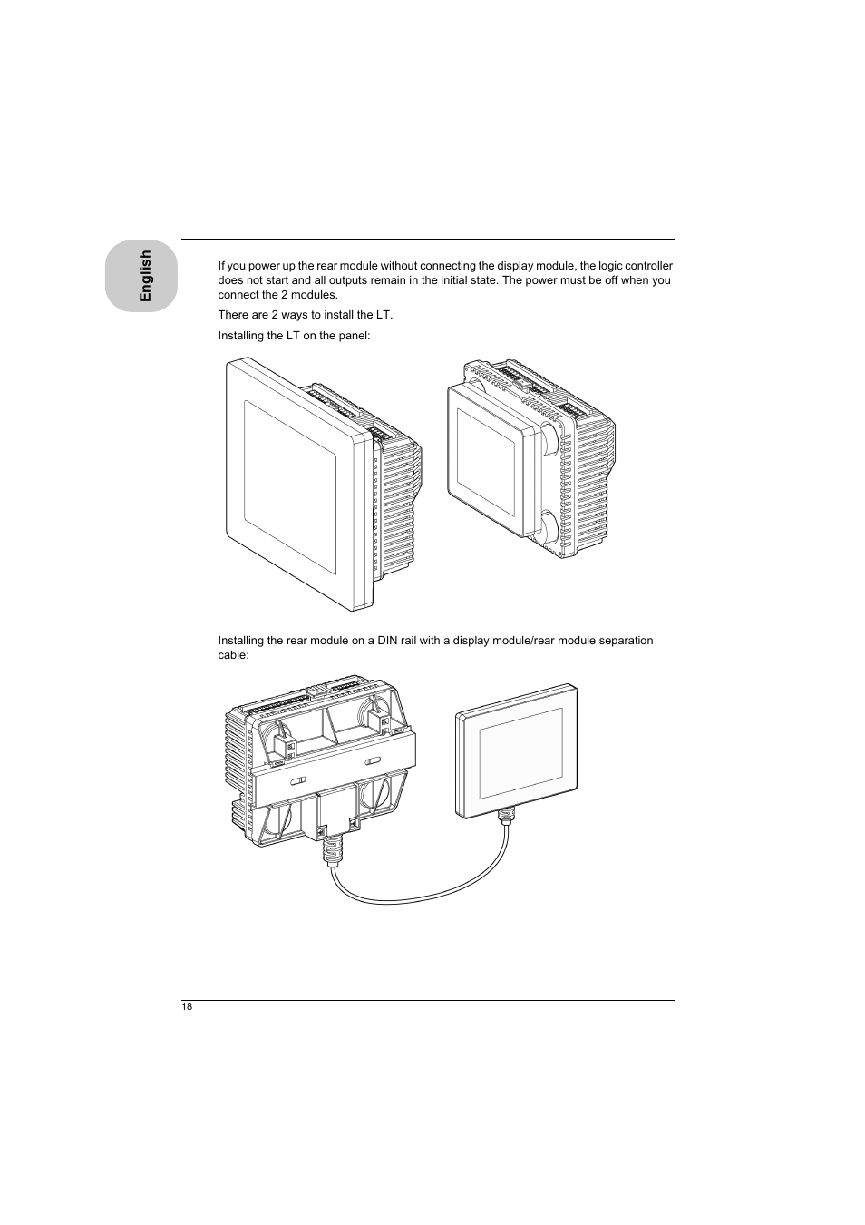 Proface LT4300M - 5.7 Modular HMI + Control" User Manual | Page 18 / 47