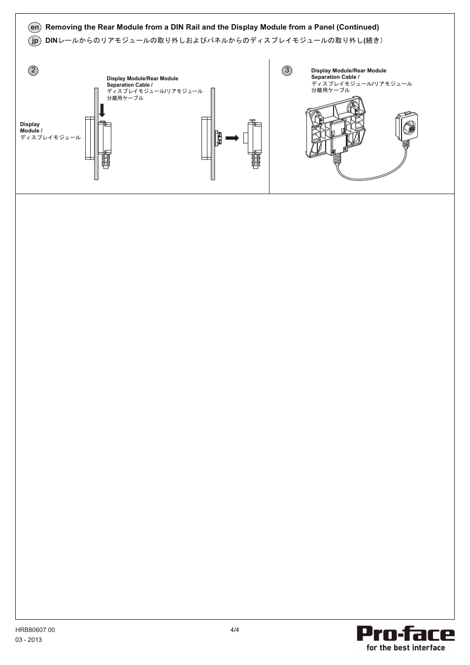 Proface LT4300M - 5.7 Modular HMI + Control" User Manual | Page 4 / 4