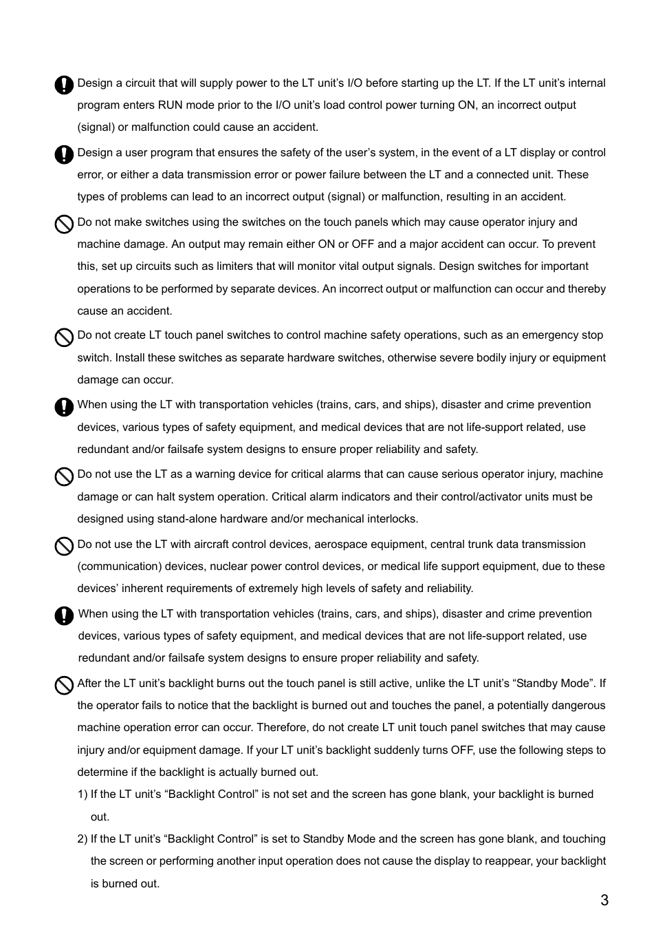 Proface LT3300 - 5.7 All-in-One HMI" User Manual | Page 4 / 93