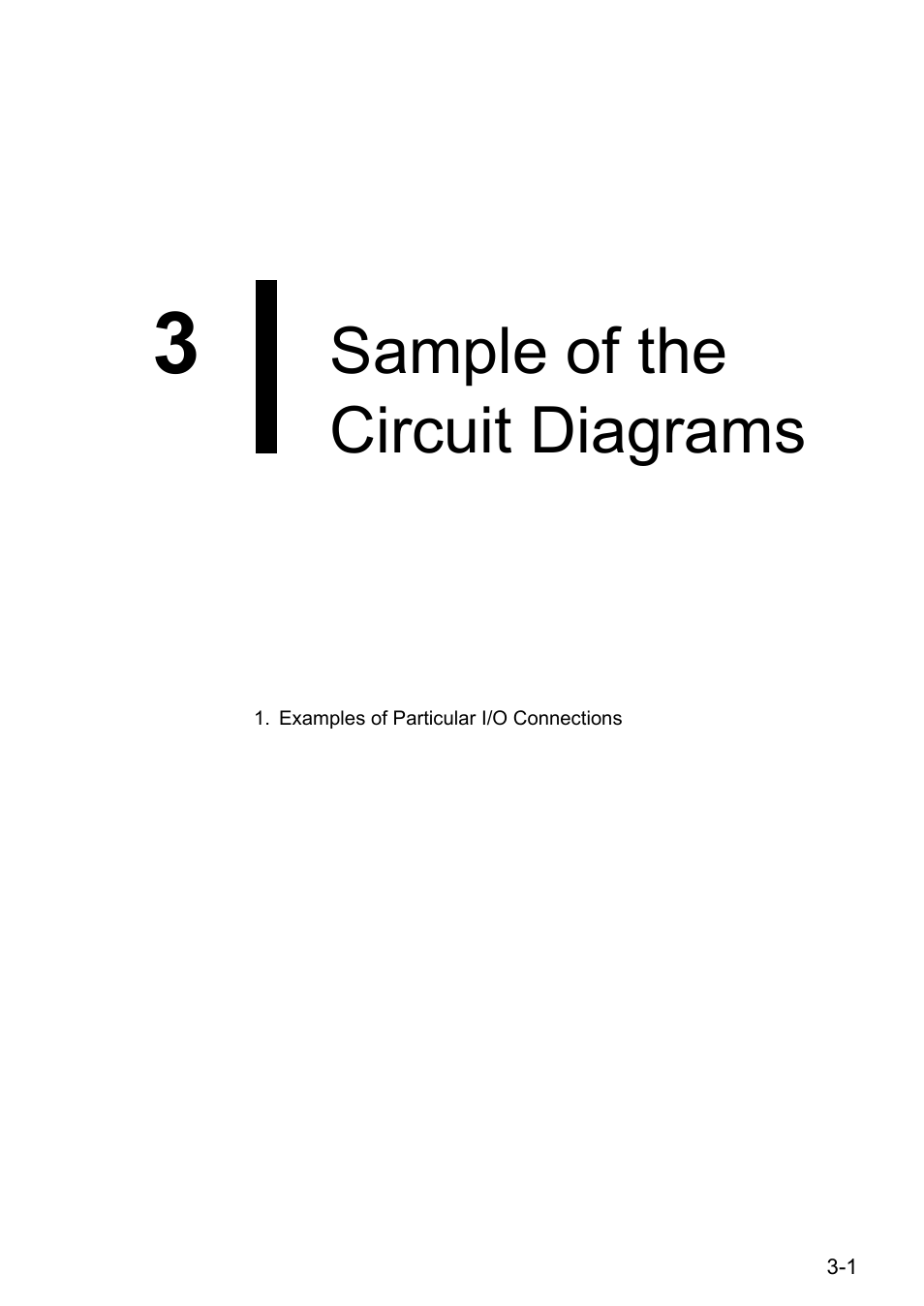 3 sample of the circuit diagrams, Chapter 3 sample of the circuit diagrams, Sample of the circuit diagrams | Proface LT3300 - 5.7 All-in-One HMI" User Manual | Page 62 / 93