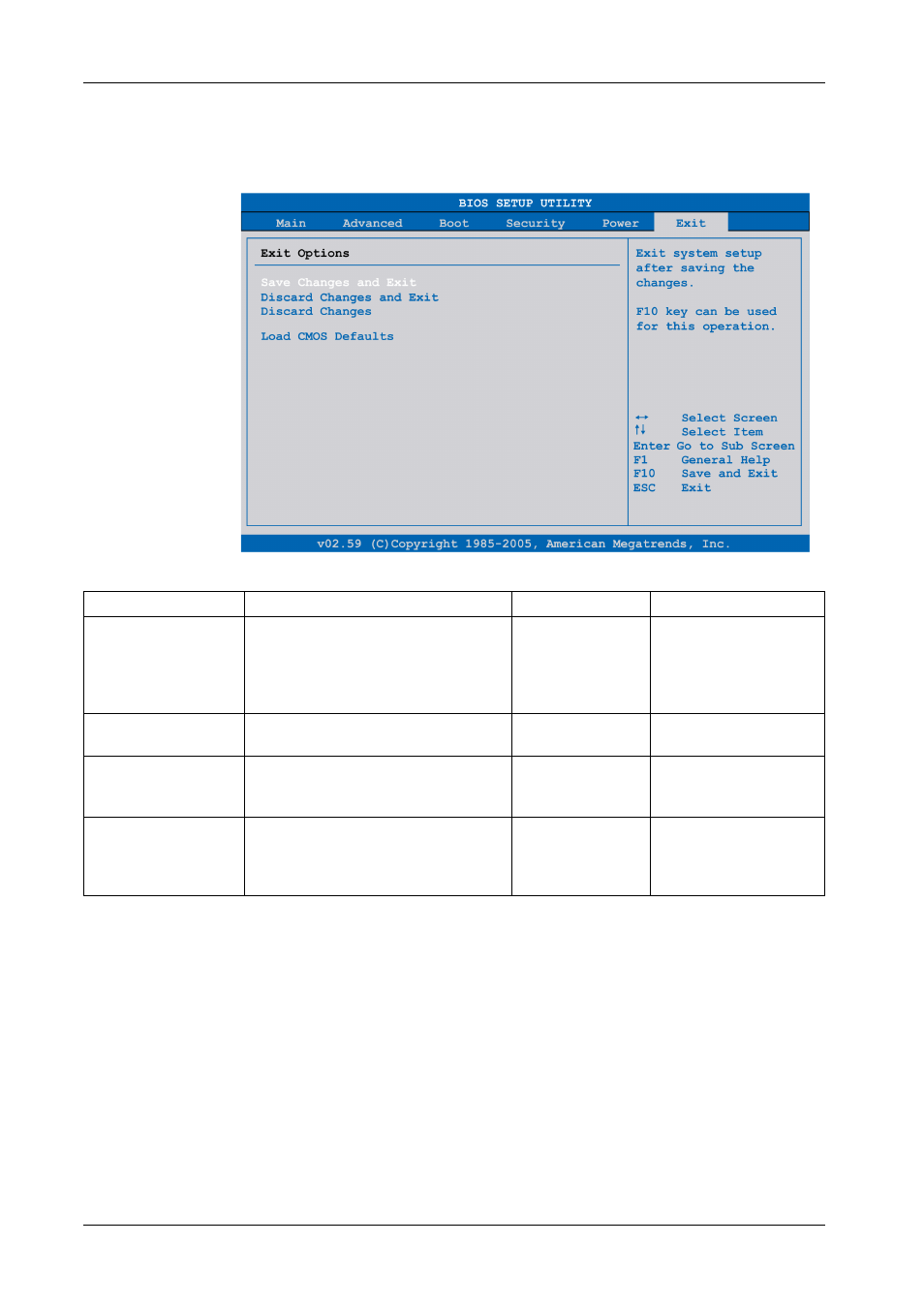 Exit menu | Proface PS4800 - 19 Panel PC" User Manual | Page 119 / 162