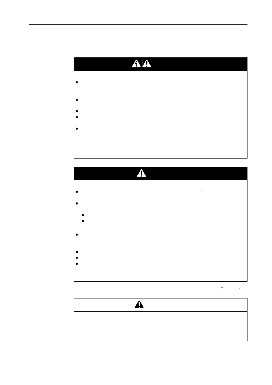 Before modifications, Danger, Warning | Proface PS4800 - 19 Panel PC" User Manual | Page 122 / 162