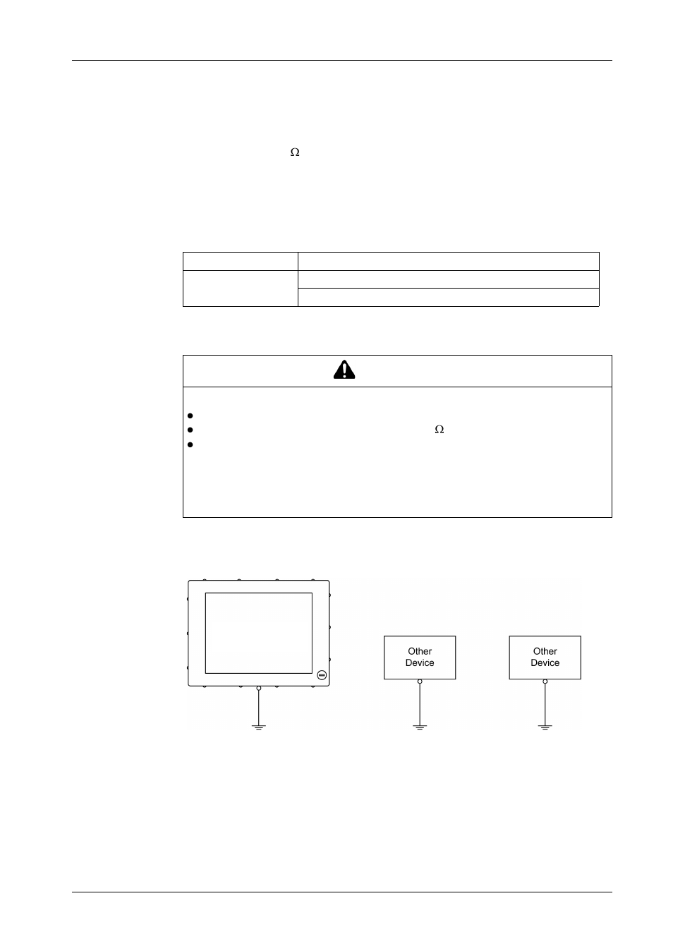 Grounding, Warning | Proface PS4800 - 19 Panel PC" User Manual | Page 90 / 162
