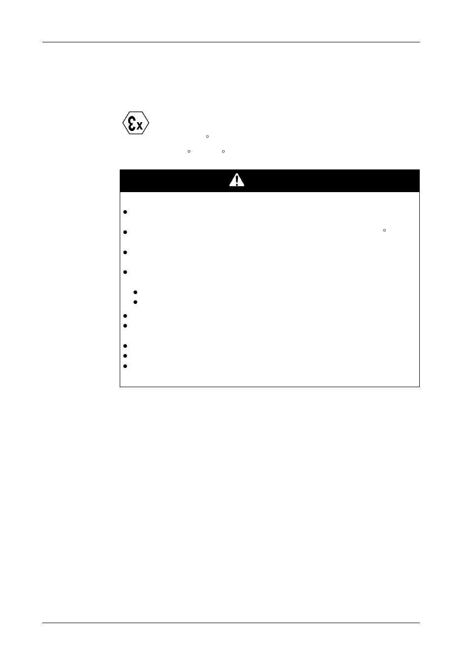 Hazardous location installations - for atex, Danger | Proface PS4800 - 19 Panel PC" User Manual | Page 25 / 102