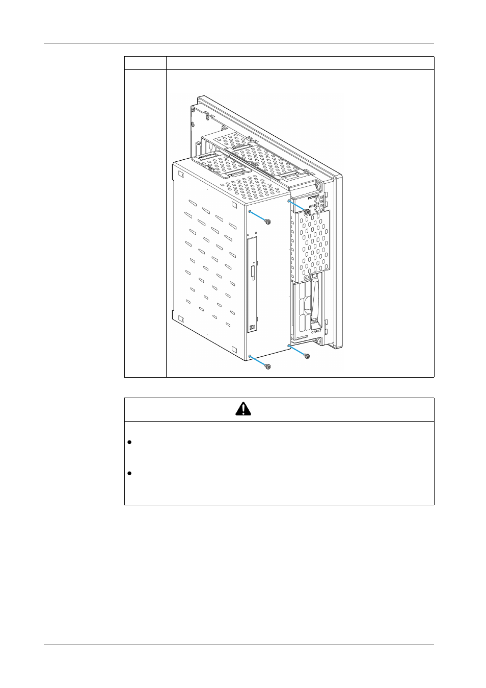 Caution | Proface PS4800 - 19 Panel PC" User Manual | Page 151 / 194