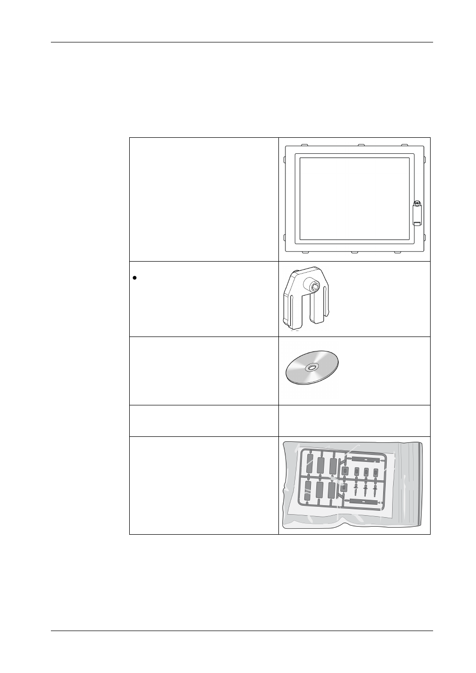 Package contents | Proface PS4800 - 19 Panel PC" User Manual | Page 28 / 194