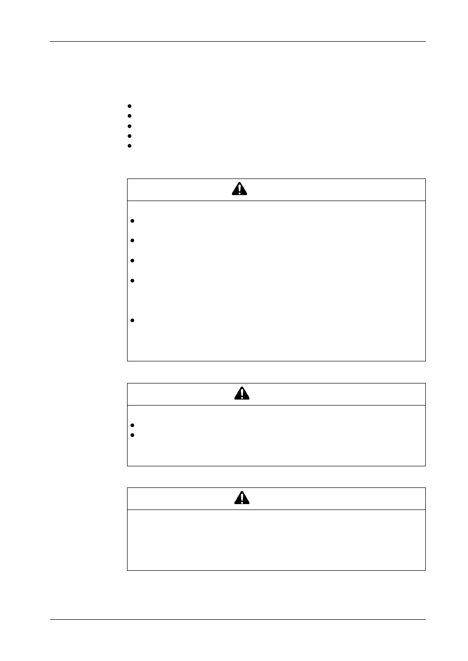 Installation requirements, Warning, Caution | Proface PS4800 - 19 Panel PC" User Manual | Page 48 / 194