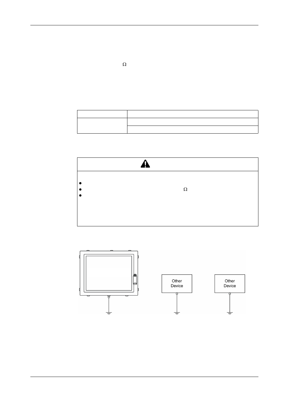 Grounding, Warning | Proface PS4800 - 19 Panel PC" User Manual | Page 60 / 194