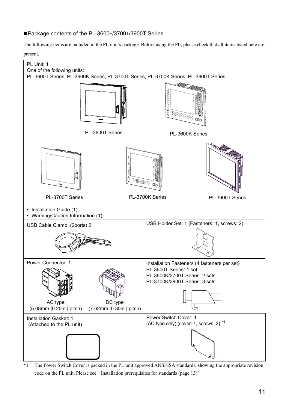 Proface APL3000B - Node Box PC User Manual | Page 12 / 151