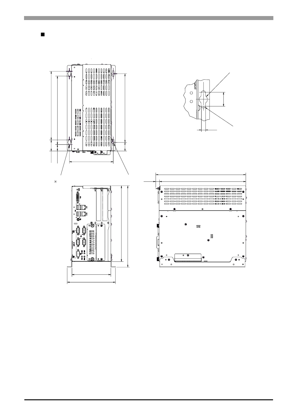 Vertical mounting | Proface APL3000B - Node Box PC User Manual | Page 66 / 151