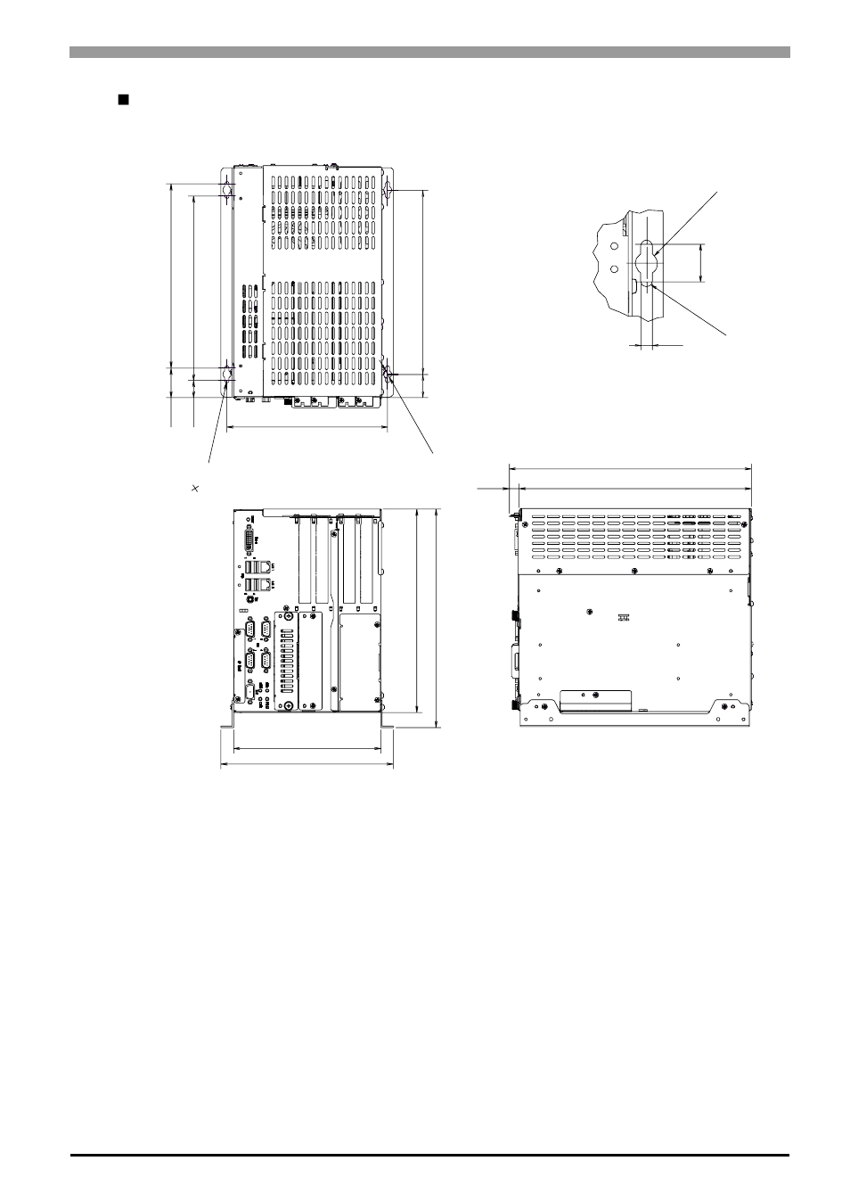 Vertical mounting | Proface APL3000B - Node Box PC User Manual | Page 68 / 151