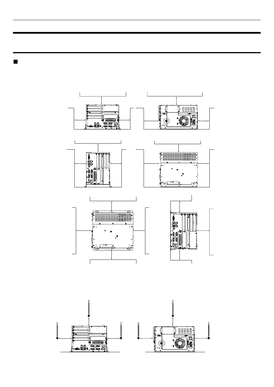 Installations, Pl-3000b series installation | Proface APL3000B - Node Box PC User Manual | Page 14 / 24