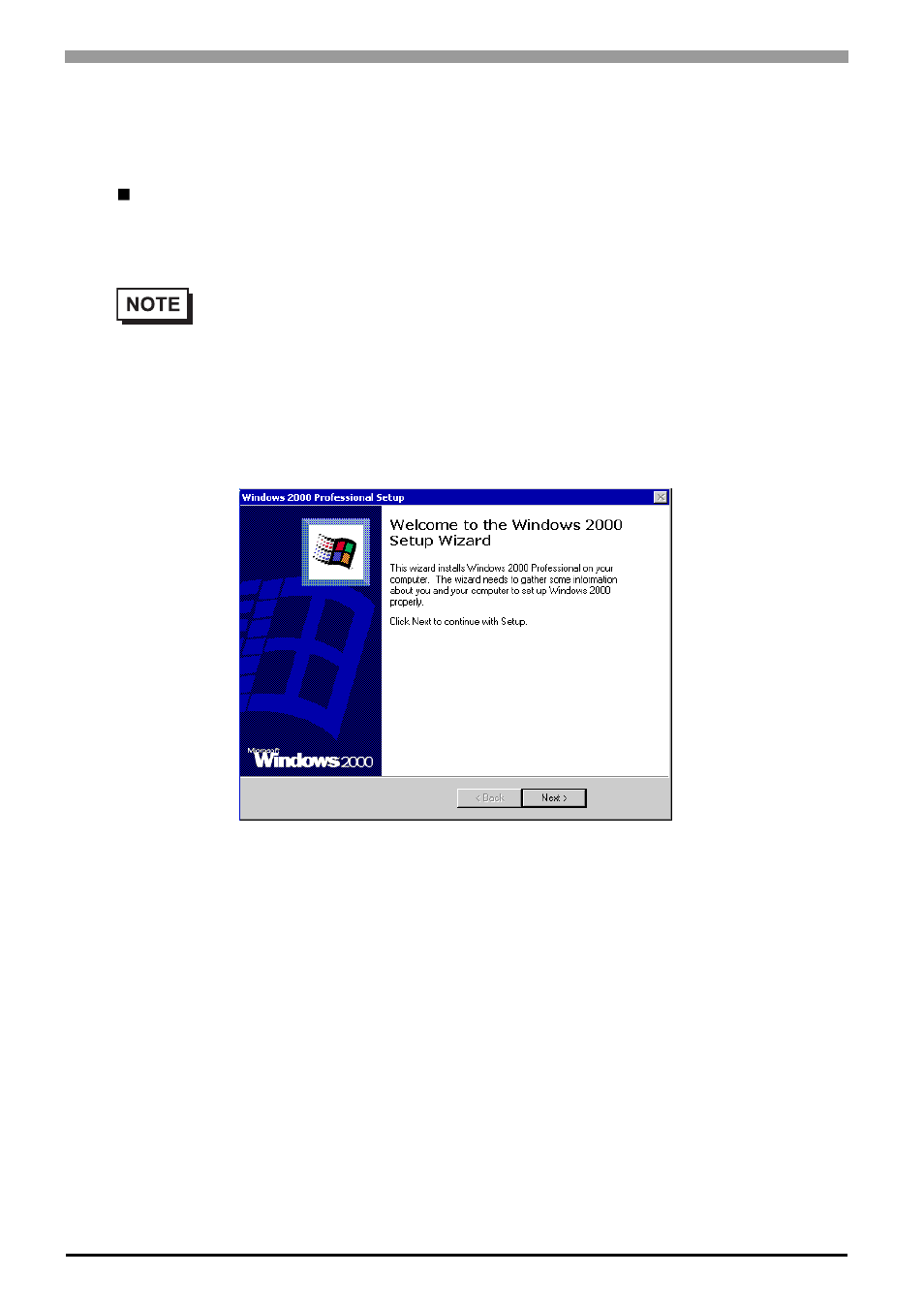 1 setting up os, 1 setting up os -8 | Proface APL3000B - Node Box PC User Manual | Page 21 / 141