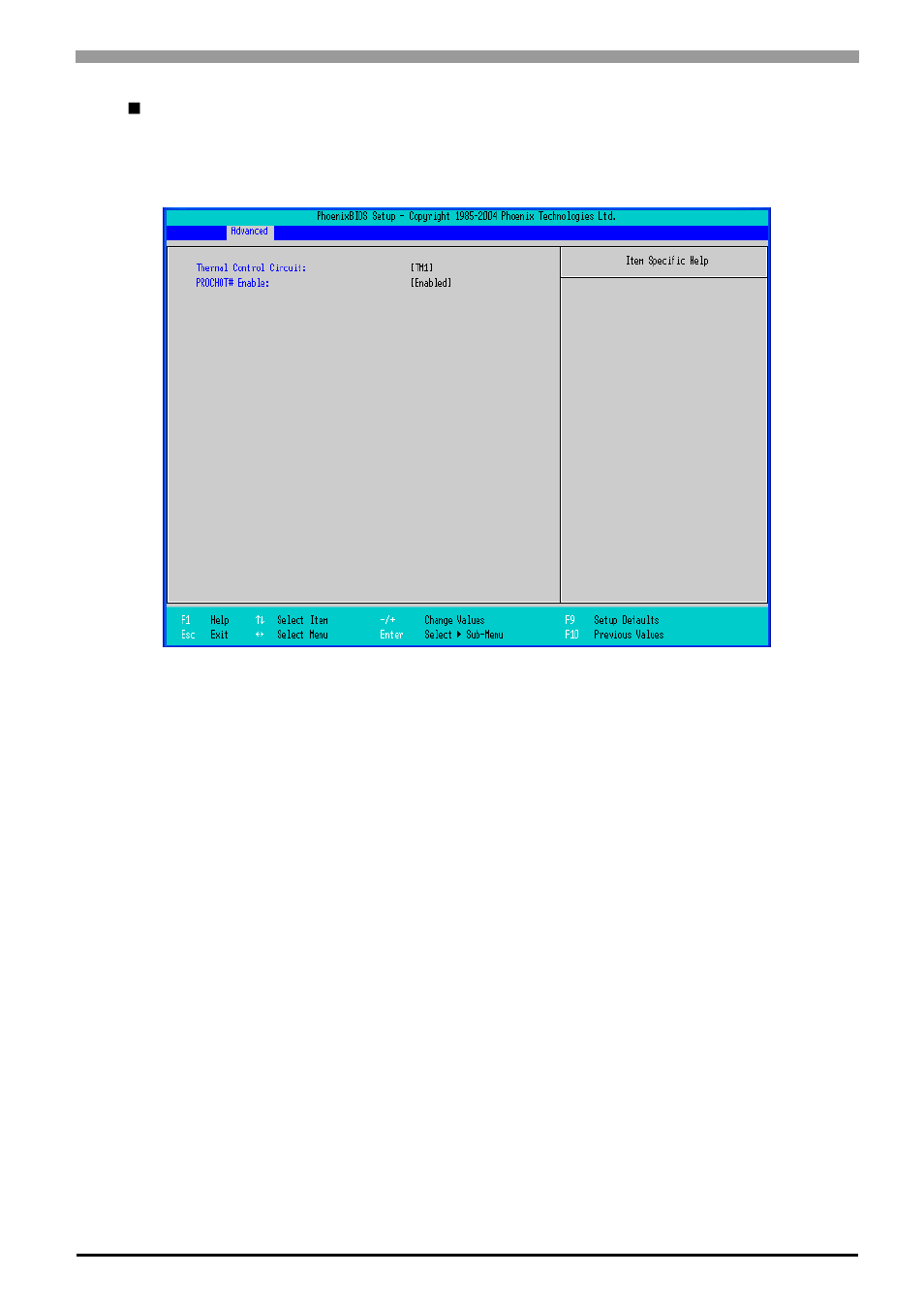 Cpu thermal configuration | Proface APL3000B - Node Box PC User Manual | Page 42 / 141