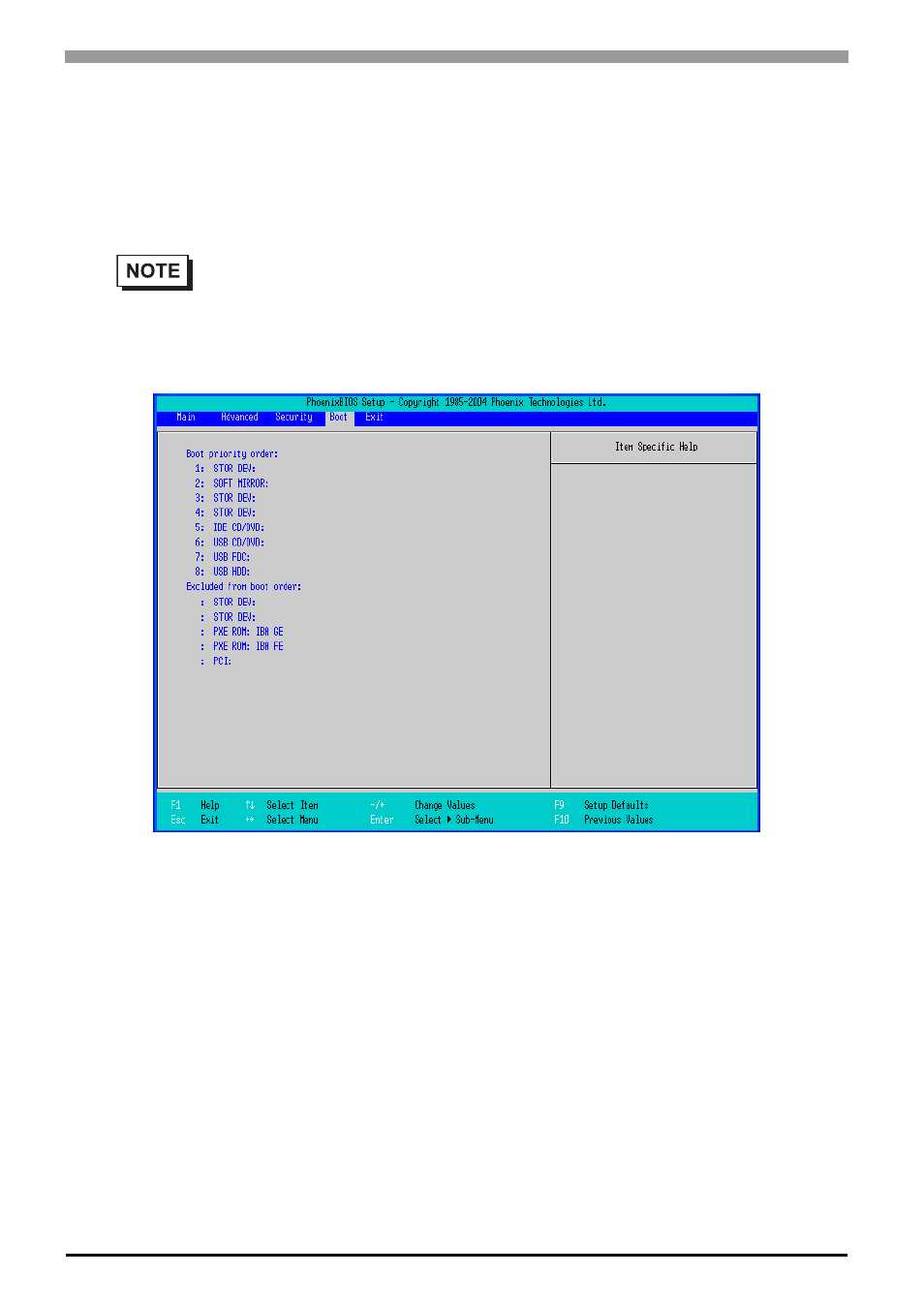 4 boot, 4 boot -28 | Proface APL3000B - Node Box PC User Manual | Page 59 / 141