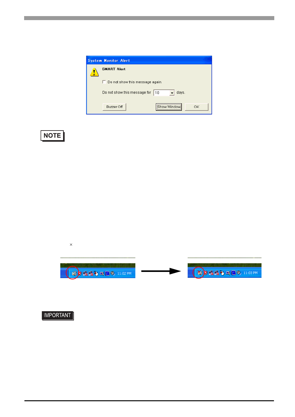 4 when an alert occurs, 4 when an alert occurs -15 | Proface APL3000B - Node Box PC User Manual | Page 76 / 141