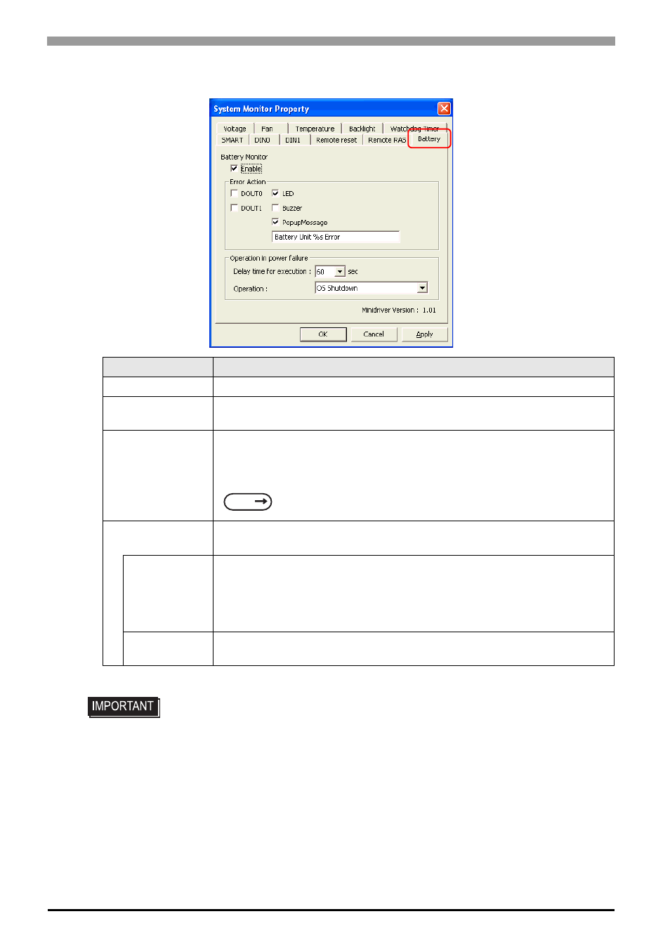 6 battery, 6 battery -36 | Proface APL3000B - Node Box PC User Manual | Page 97 / 141