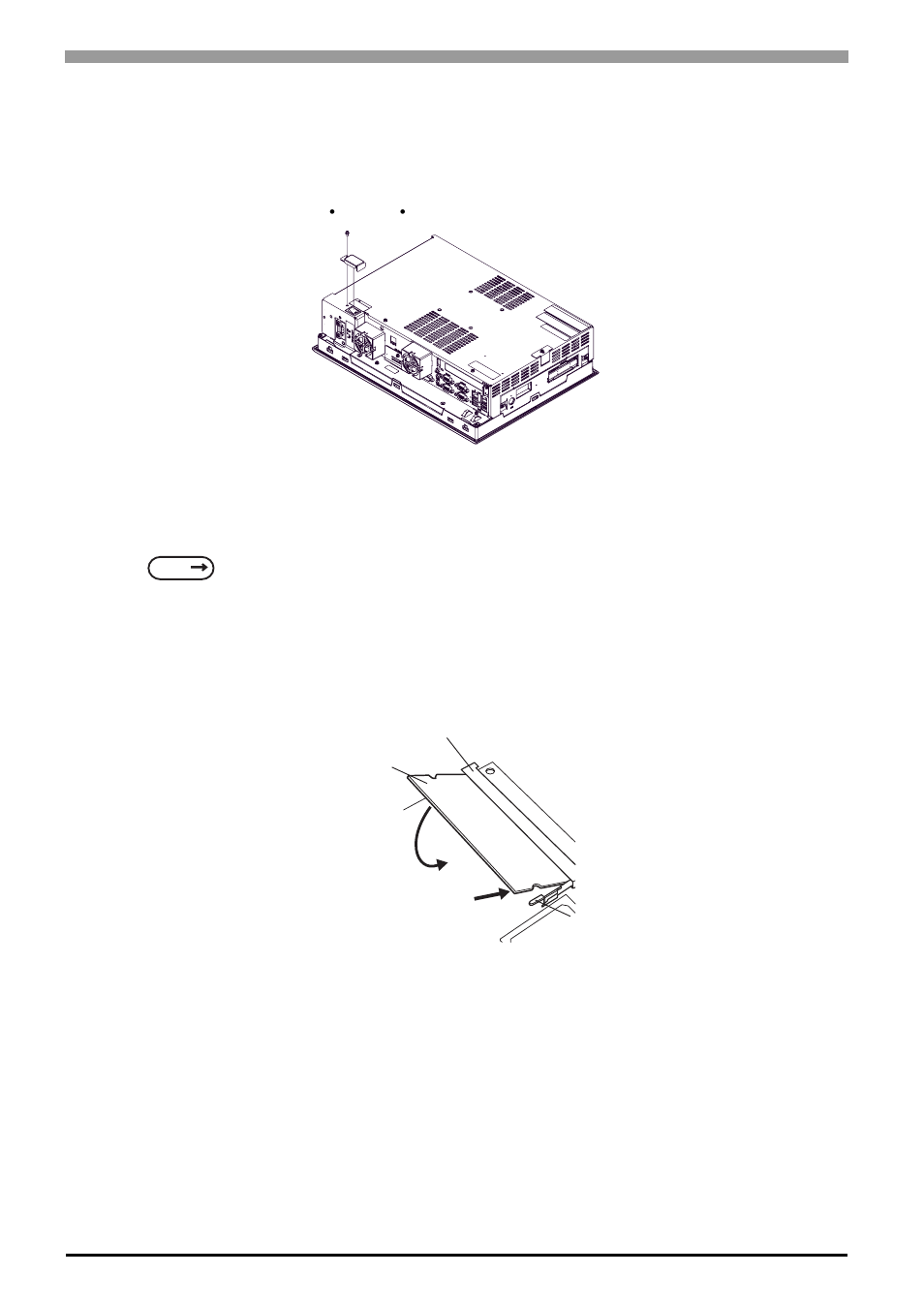 3 attaching the power switch cover, 4 main memory installation, 3 attaching the power switch cover -8 | 4 main memory installation -8 | Proface APL3000B - Node Box PC User Manual | Page 51 / 76