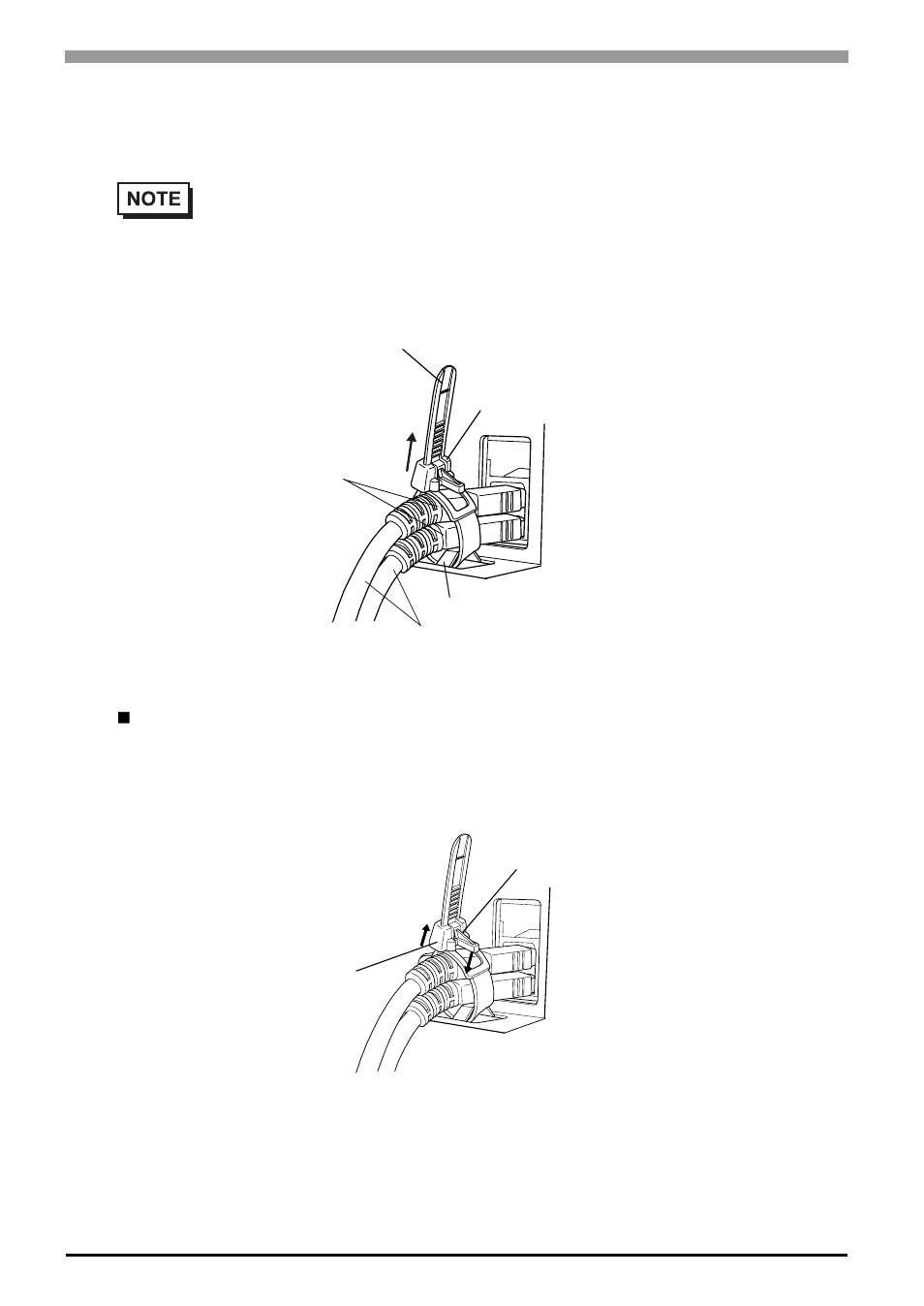 Removing the usb cable clamp | Proface APL3000B - Node Box PC User Manual | Page 59 / 76