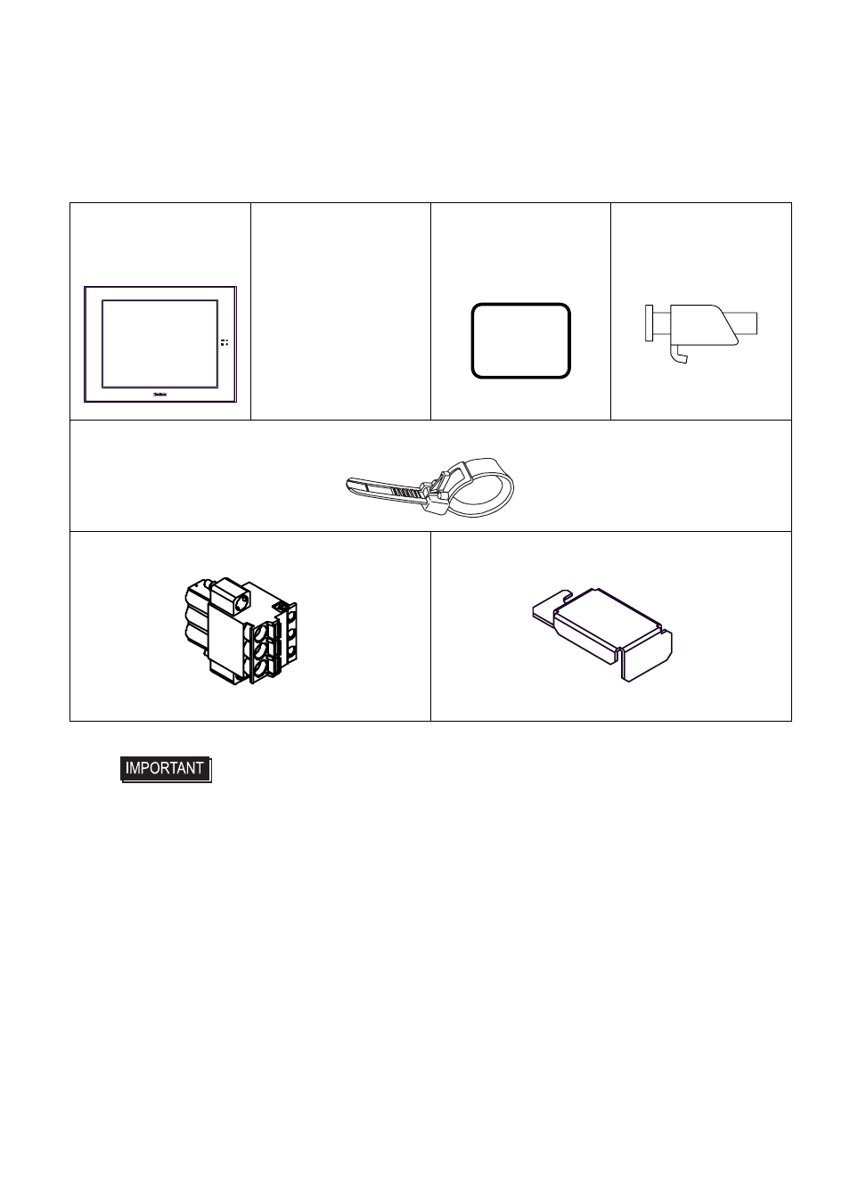 Package contents | Proface APL3000B - Node Box PC User Manual | Page 8 / 76