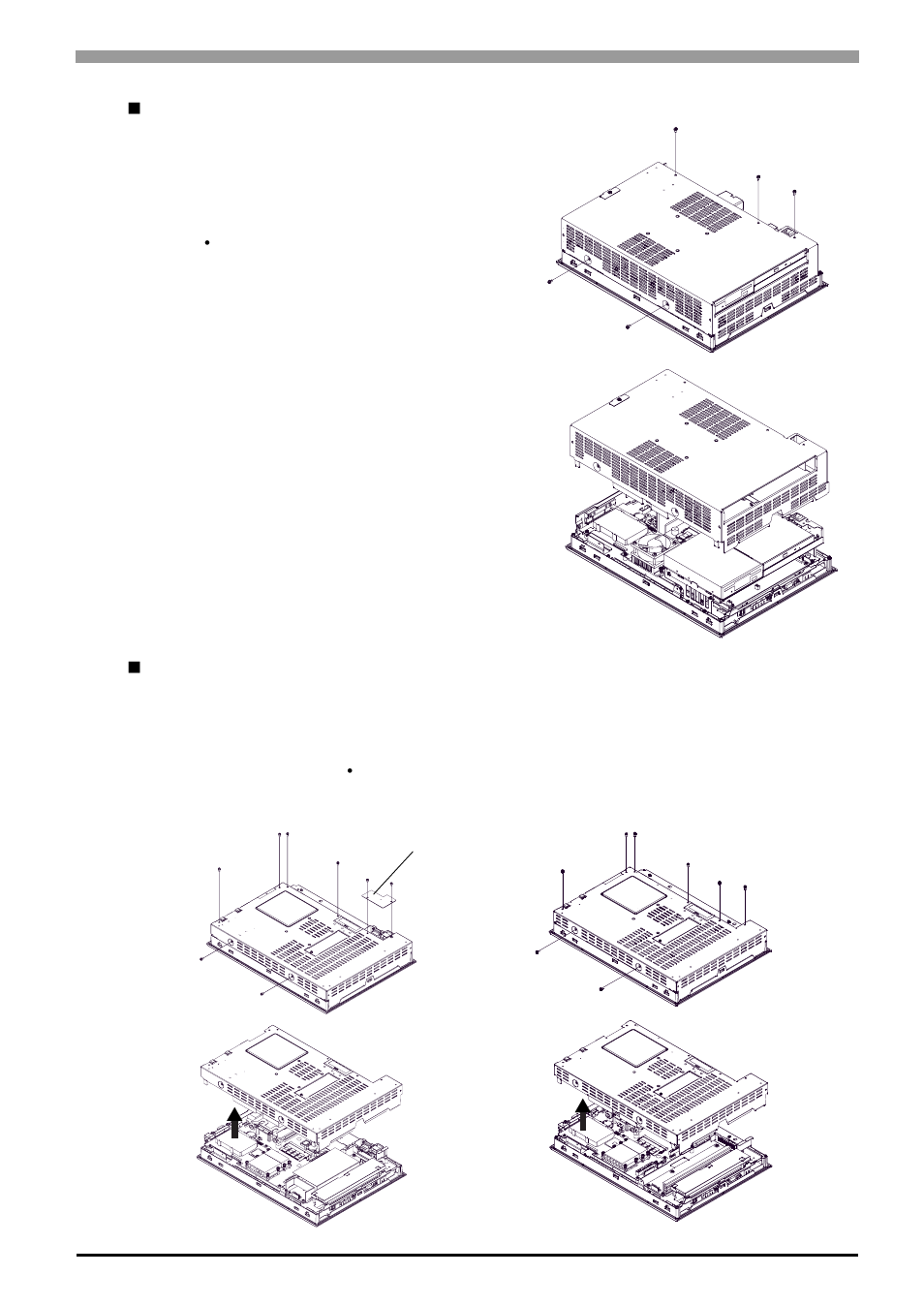 For ps-3710a series, For ps-3711a series | Proface APL3000B - Node Box PC User Manual | Page 74 / 111