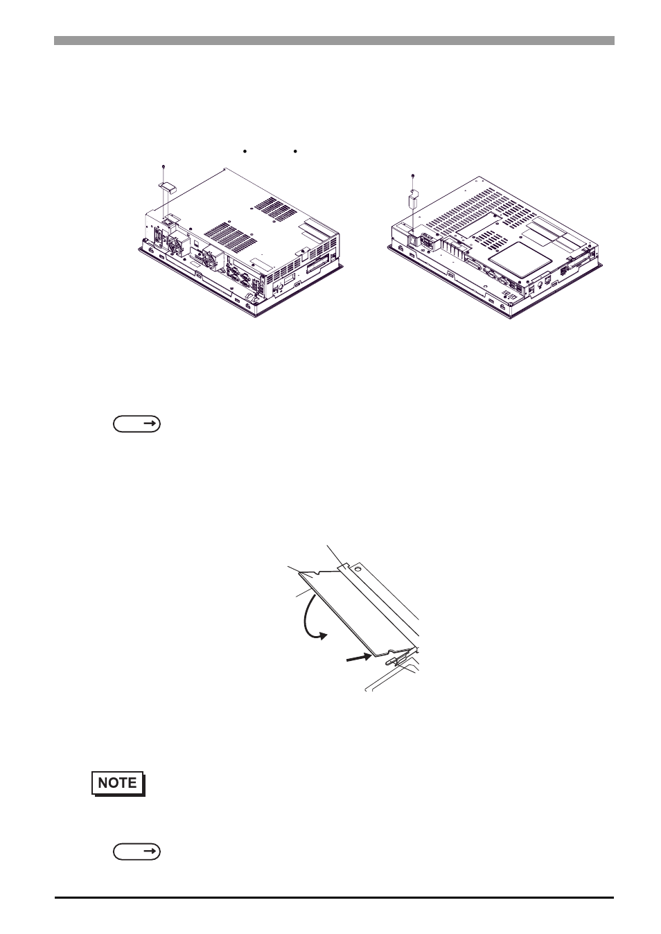 3 attaching the power switch cover, 4 main memory installation, 5 expansion board (pci) installation | 4 main | Proface APL3000B - Node Box PC User Manual | Page 76 / 111