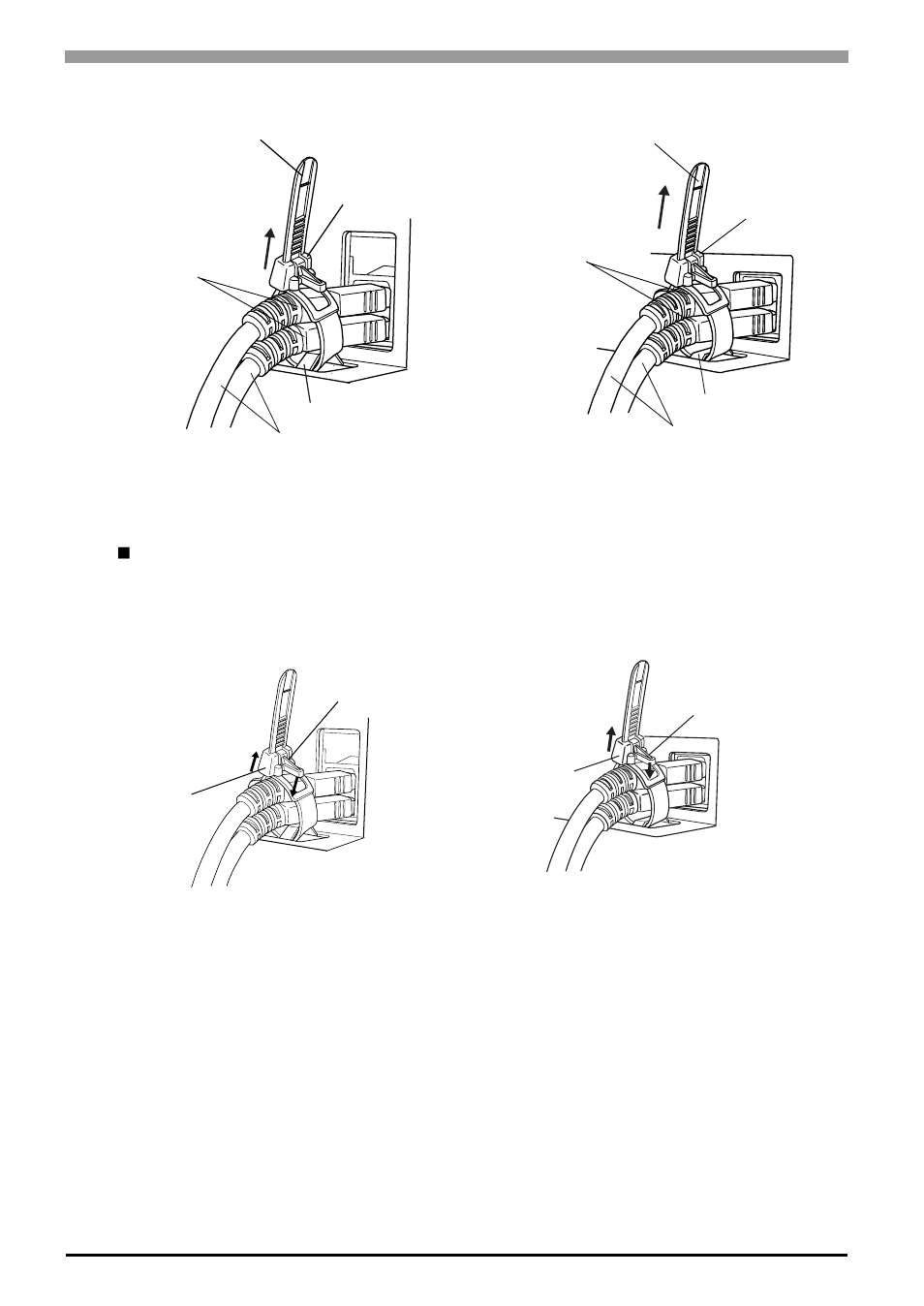 Removing the usb cable clamp | Proface APL3000B - Node Box PC User Manual | Page 87 / 111