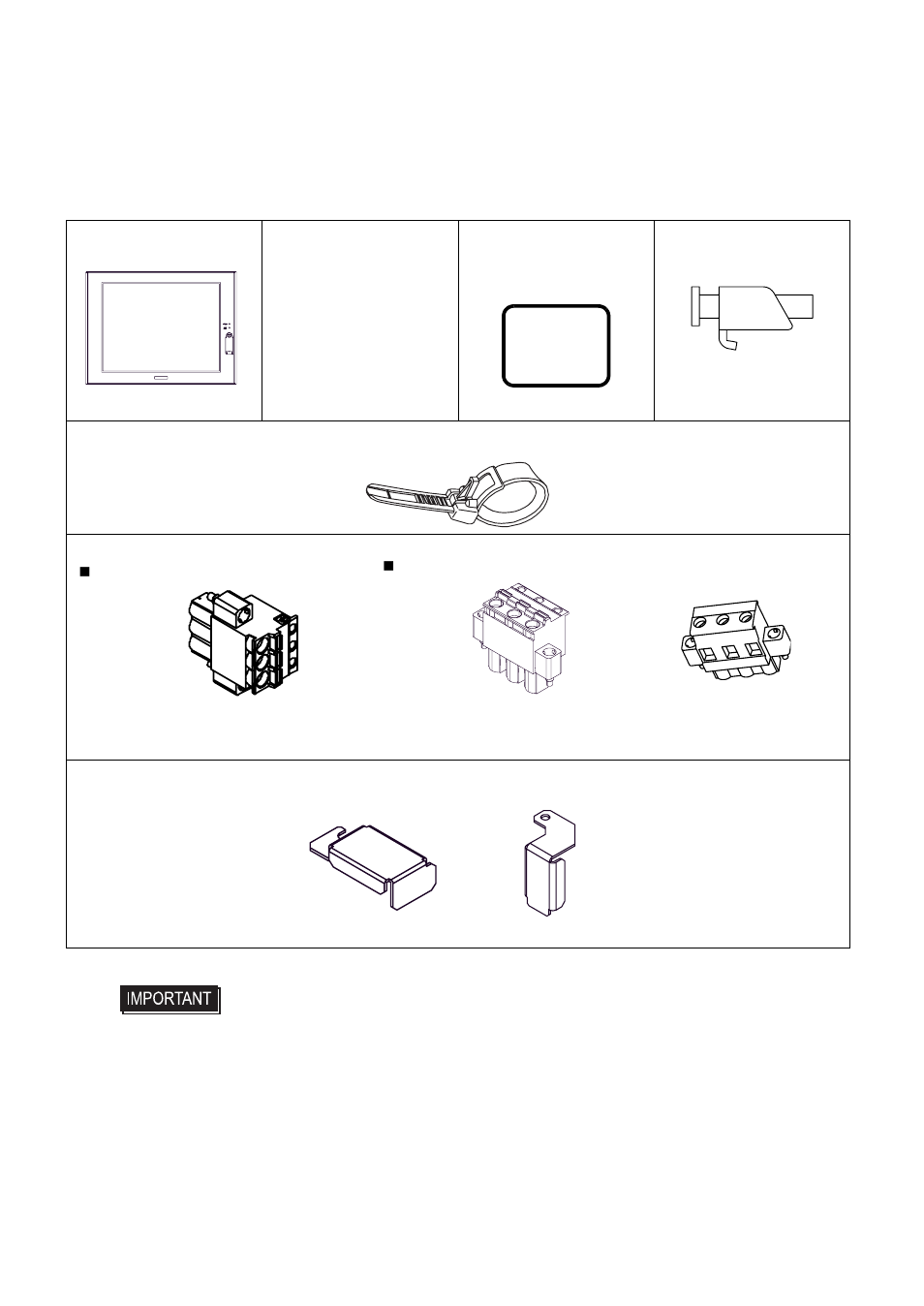 Package contents | Proface APL3000B - Node Box PC User Manual | Page 9 / 111