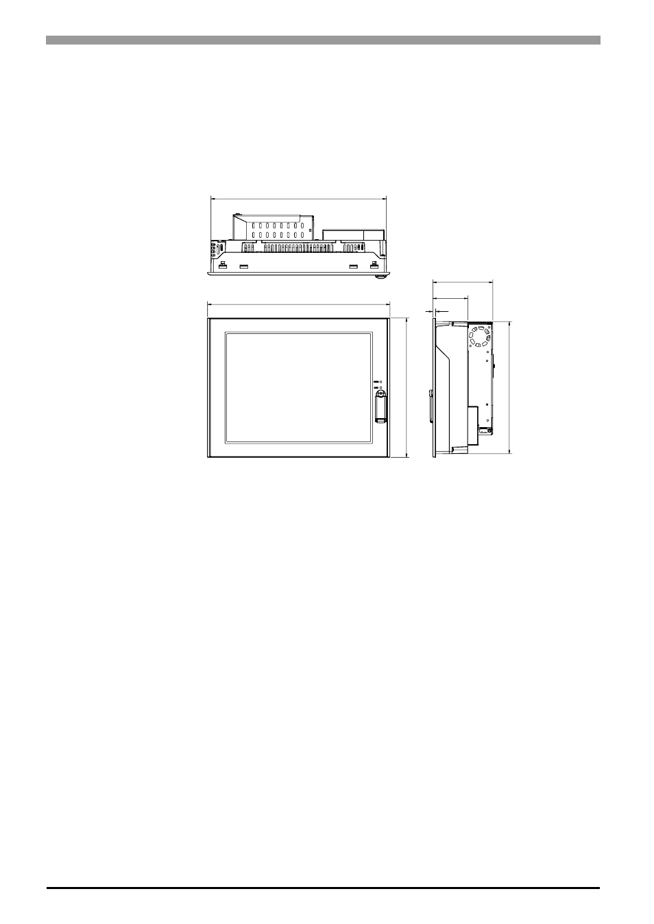 5 dimensions, 1 ps-3650a series external dimensions, 5 dimensions -20 | 1 ps-3650a series external dimensions -20, Dimensions, 20 2.5 dimensions | Proface APL3000B - Node Box PC User Manual | Page 41 / 85