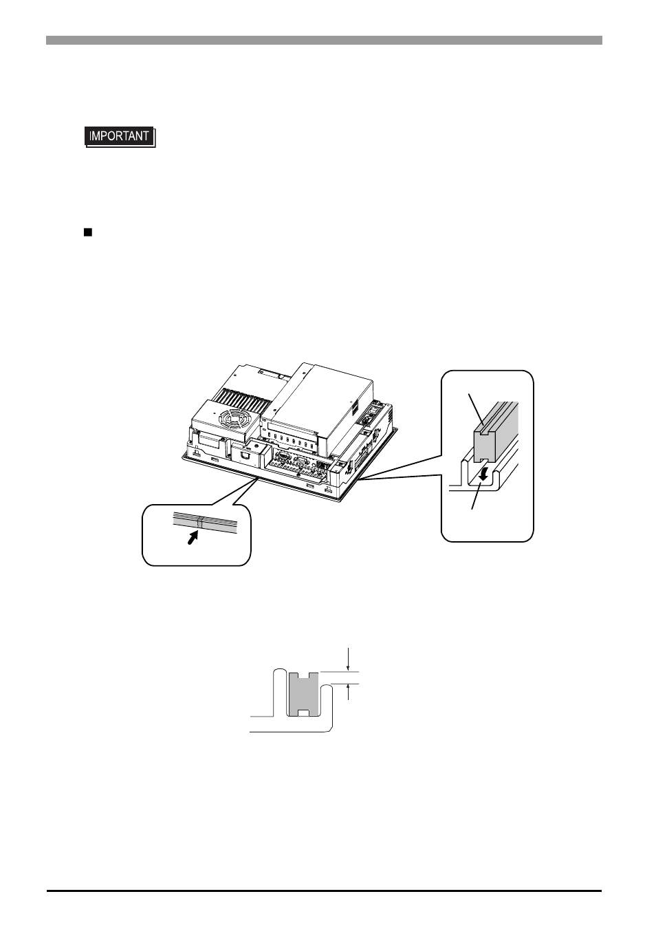 4 replacing the installation gasket, 4 replacing the installation gasket -6, Replacing the installation gasket | 6 4.4 replacing the installation gasket | Proface APL3000B - Node Box PC User Manual | Page 75 / 85