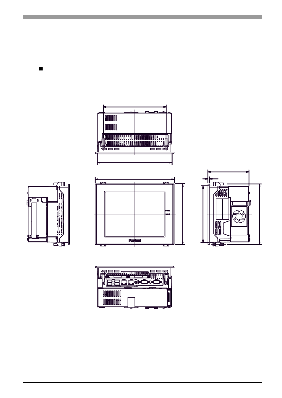 4 dimensions, 4 dimensions -15 | Proface APL3000B - Node Box PC User Manual | Page 38 / 95