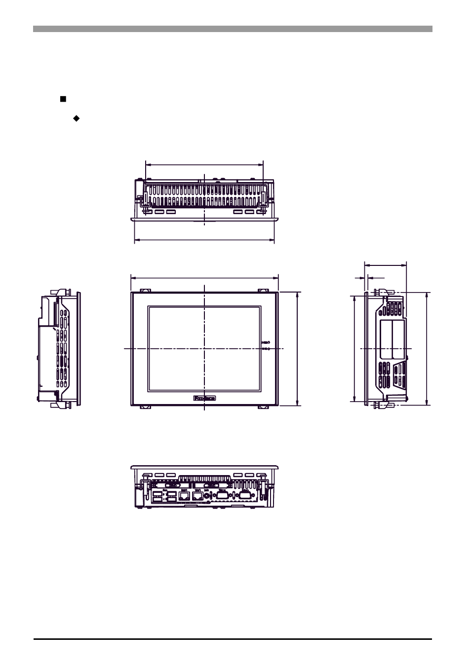 4 dimensions, 4 dimensions -30 | Proface APL3000B - Node Box PC User Manual | Page 53 / 95