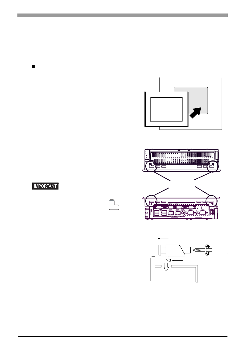 Installing the ps-a | Proface APL3000B - Node Box PC User Manual | Page 61 / 95