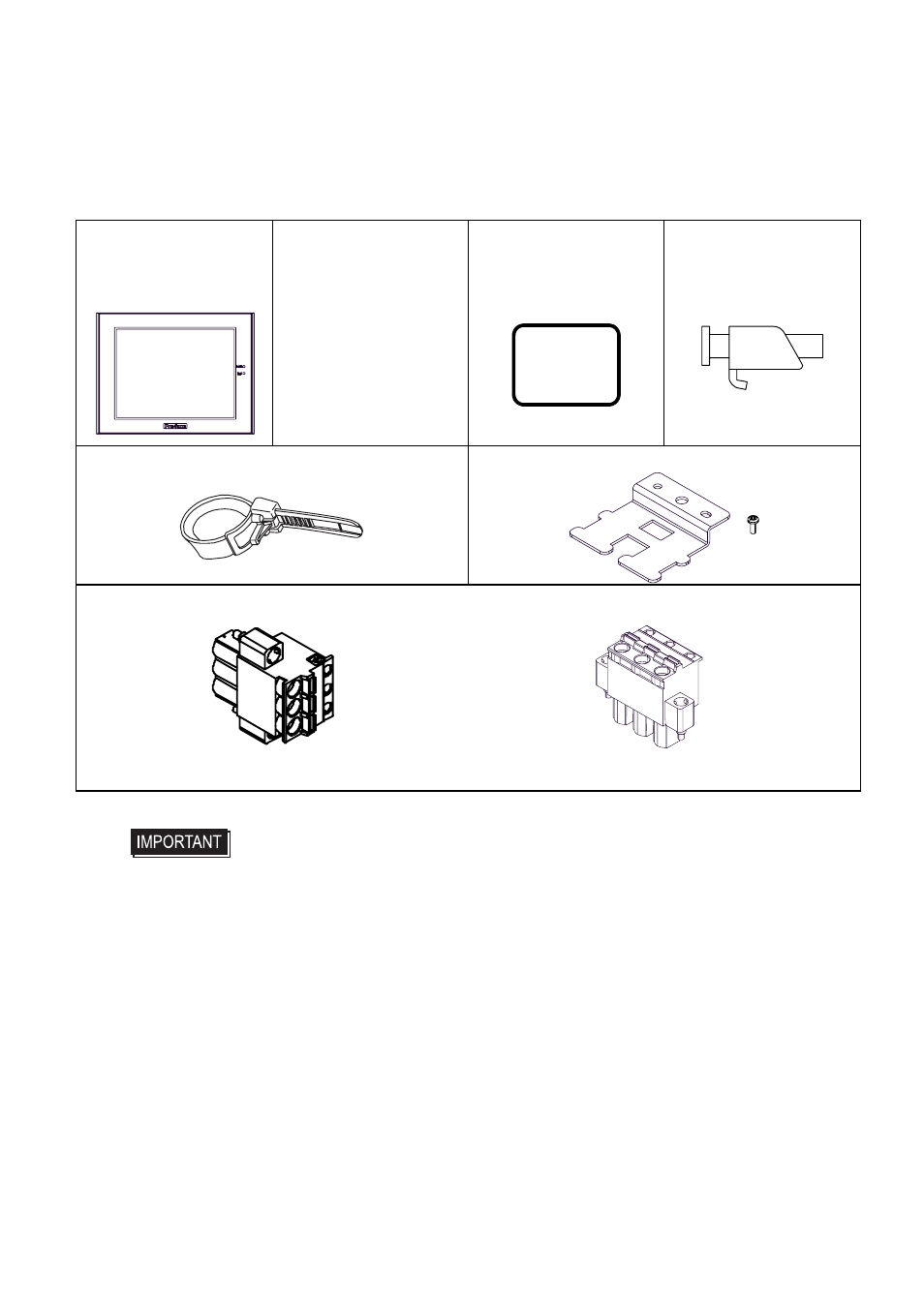 Package contents | Proface APL3000B - Node Box PC User Manual | Page 8 / 95