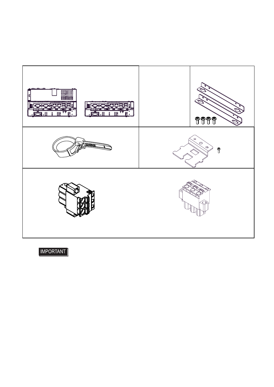 Package contents | Proface APL3000B - Node Box PC User Manual | Page 8 / 83