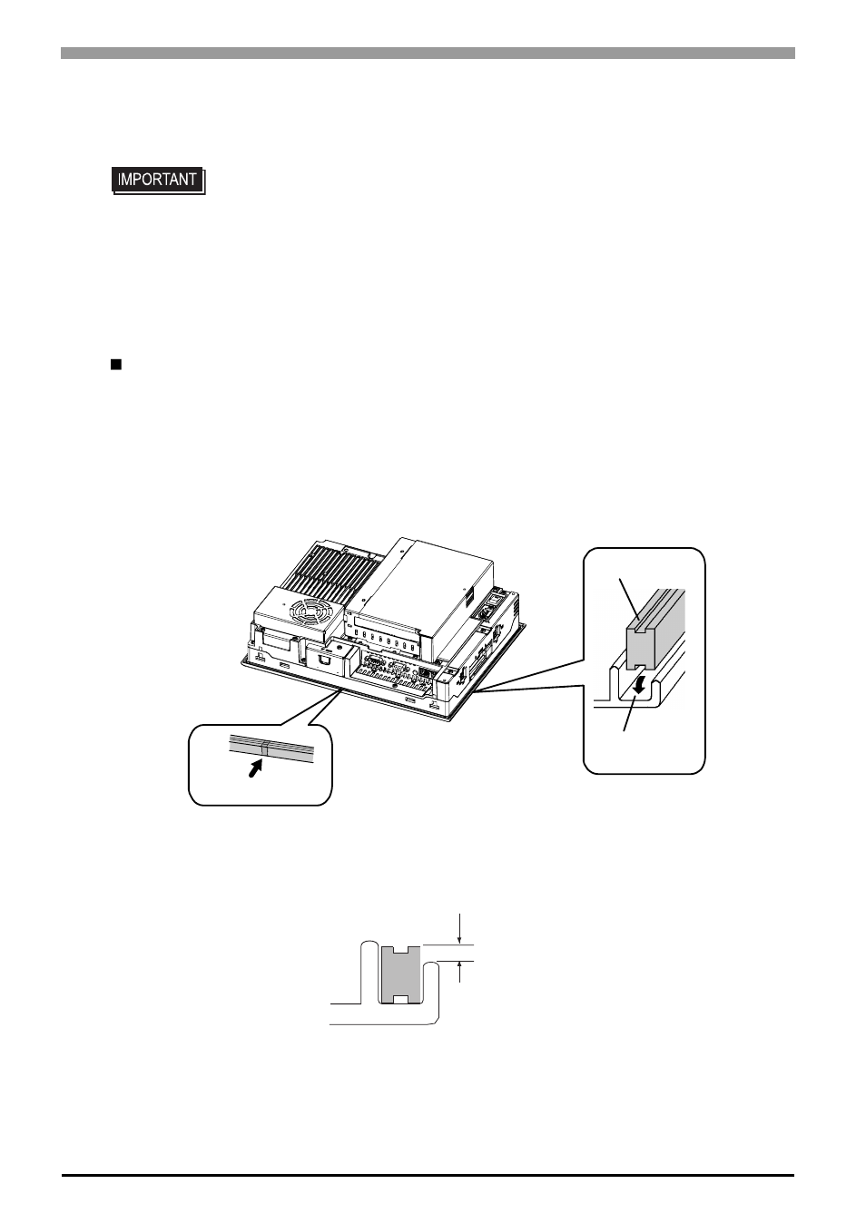 4 replacing the installation gasket, 4 replacing the installation gasket -6, Replacing the installation gasket | 6 7.4 replacing the installation gasket | Proface APL3000B - Node Box PC User Manual | Page 145 / 171