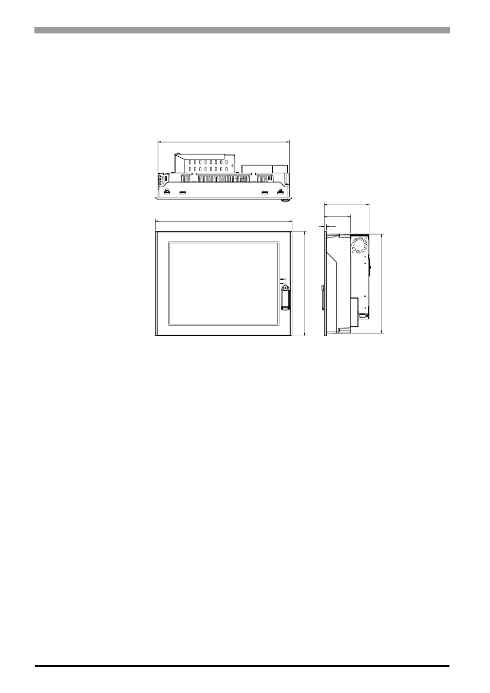 4 dimensions, 1 ps-3650a external dimensions, 4 dimensions -10 | 1 ps-3650a external dimensions -10, Dimensions, 10 2.4 dimensions | Proface APL3000B - Node Box PC User Manual | Page 33 / 171