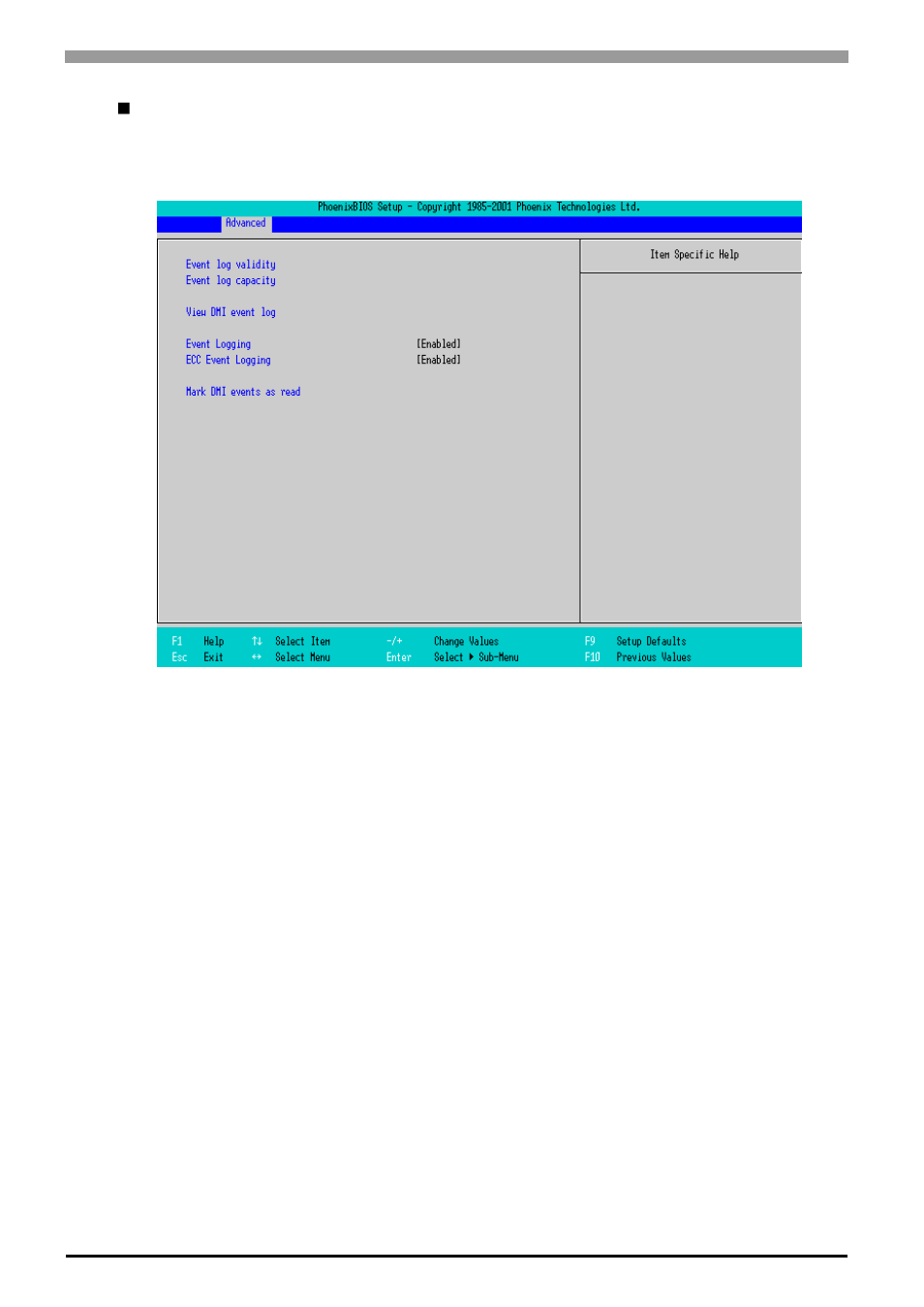 Dmi event logging | Proface APL3000B - Node Box PC User Manual | Page 75 / 171