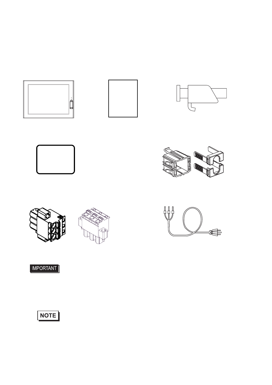Package contents | Proface APL3000B - Node Box PC User Manual | Page 8 / 171