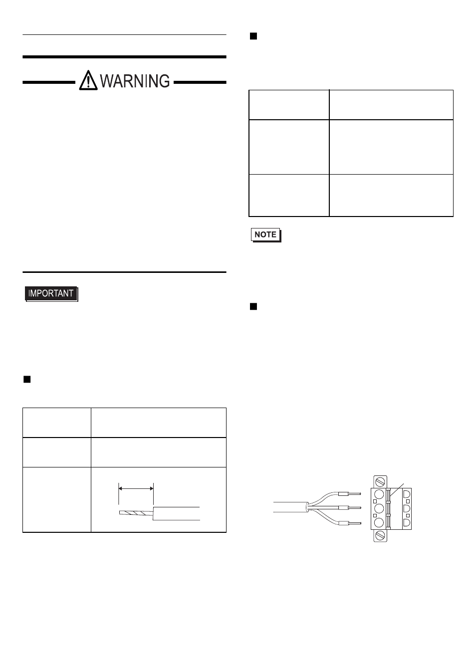 Wiring, Wiring the power supply cable | Proface APL3000B - Node Box PC User Manual | Page 11 / 14