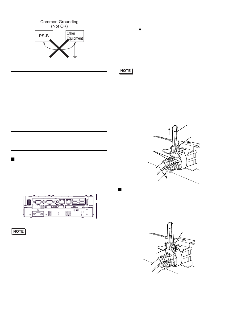 Input/output signal line cautions, To prevent the usb cable from coming off | Proface APL3000B - Node Box PC User Manual | Page 13 / 14