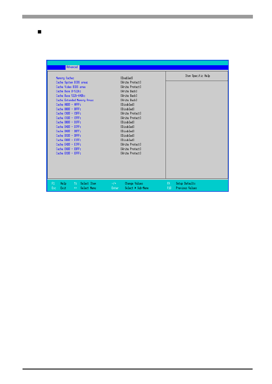 Cache memory | Proface APL3000B - Node Box PC User Manual | Page 36 / 109