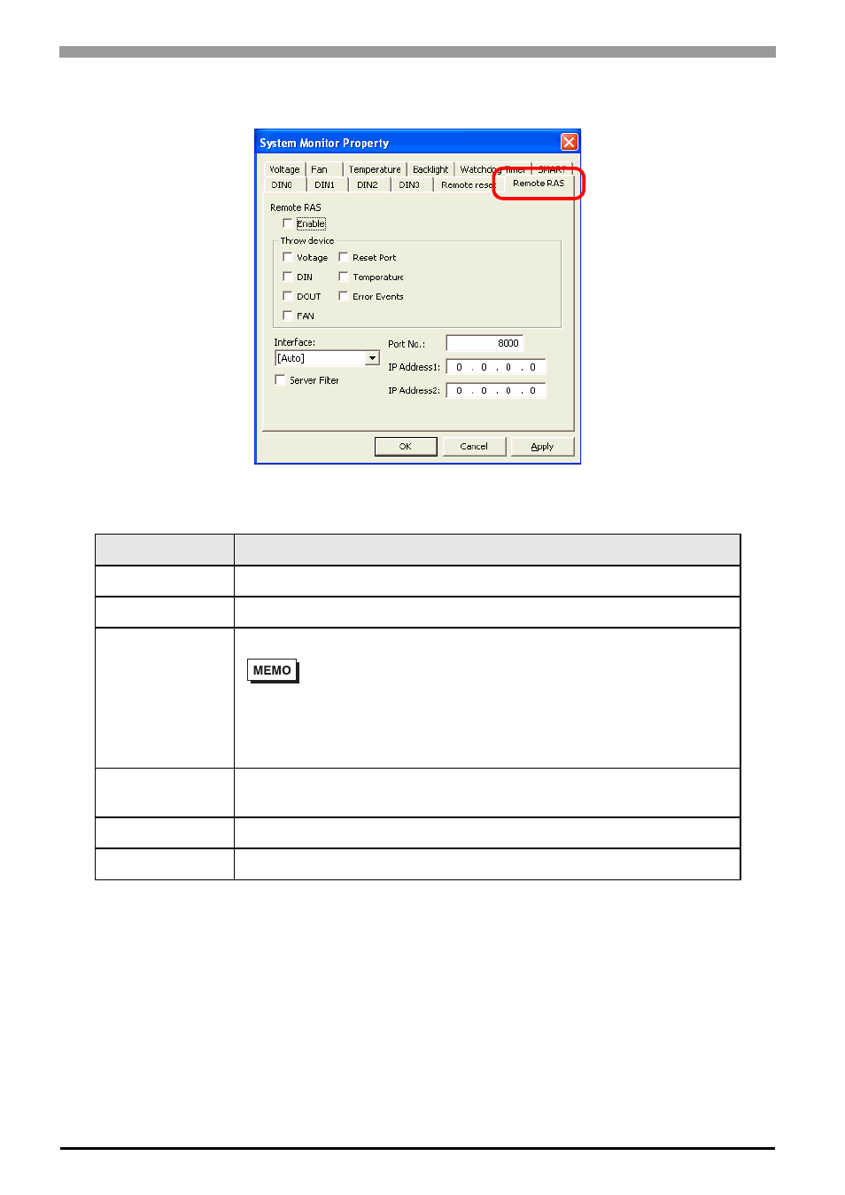 3 remote ras, 3 remote ras -30 | Proface APL3000B - Node Box PC User Manual | Page 83 / 109