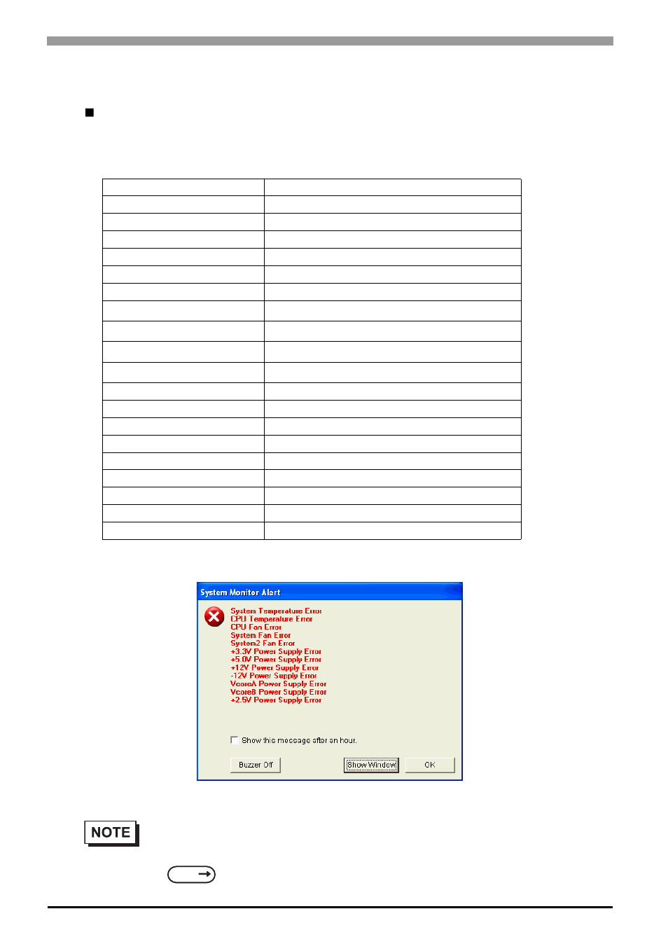 10 displayed messages, 10 displayed messages -36, Displayed messages | Error/alert pop-up messages | Proface APL3000B - Node Box PC User Manual | Page 89 / 109