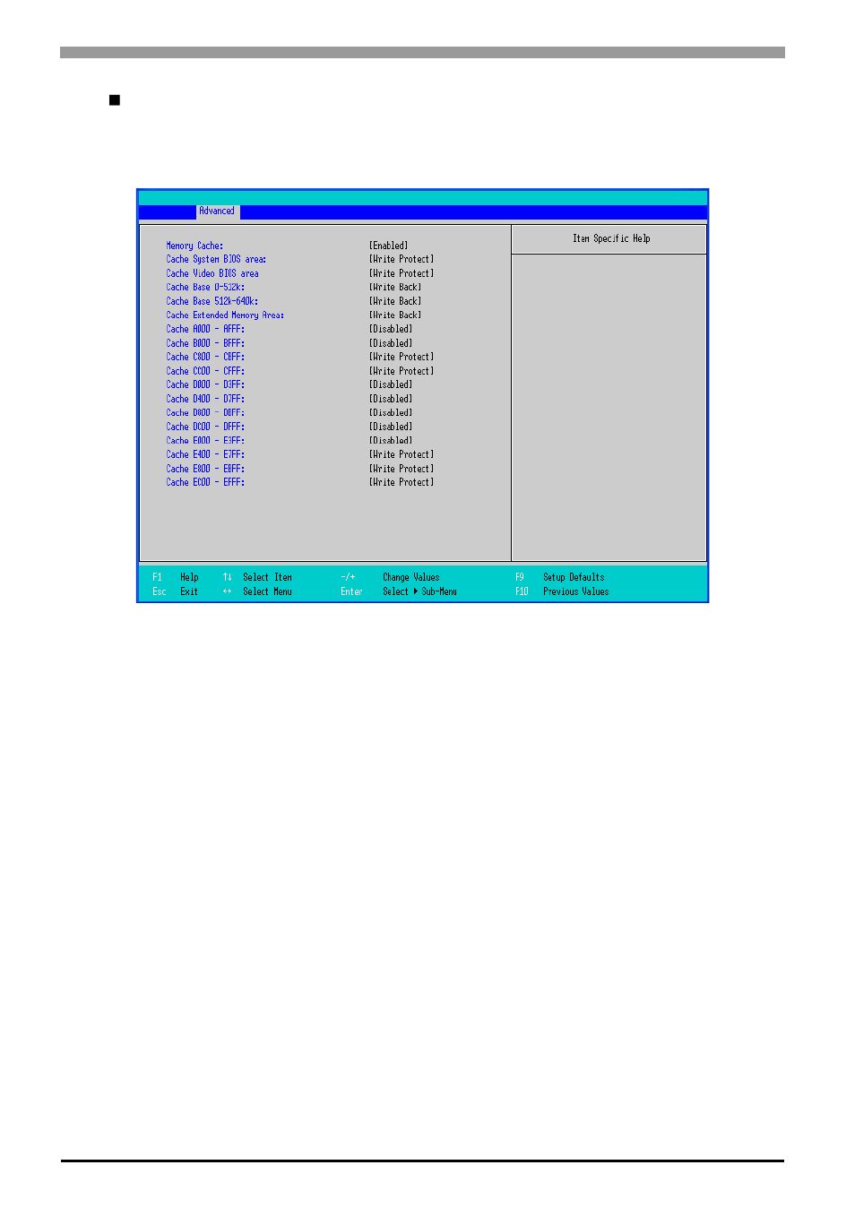 Cache memory | Proface APL3000B - Node Box PC User Manual | Page 35 / 107