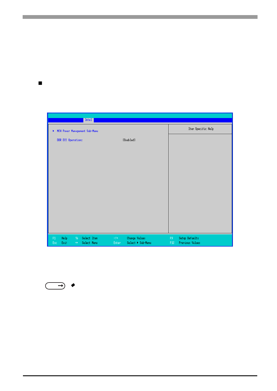 Mch control sub-menu | Proface APL3000B - Node Box PC User Manual | Page 40 / 107