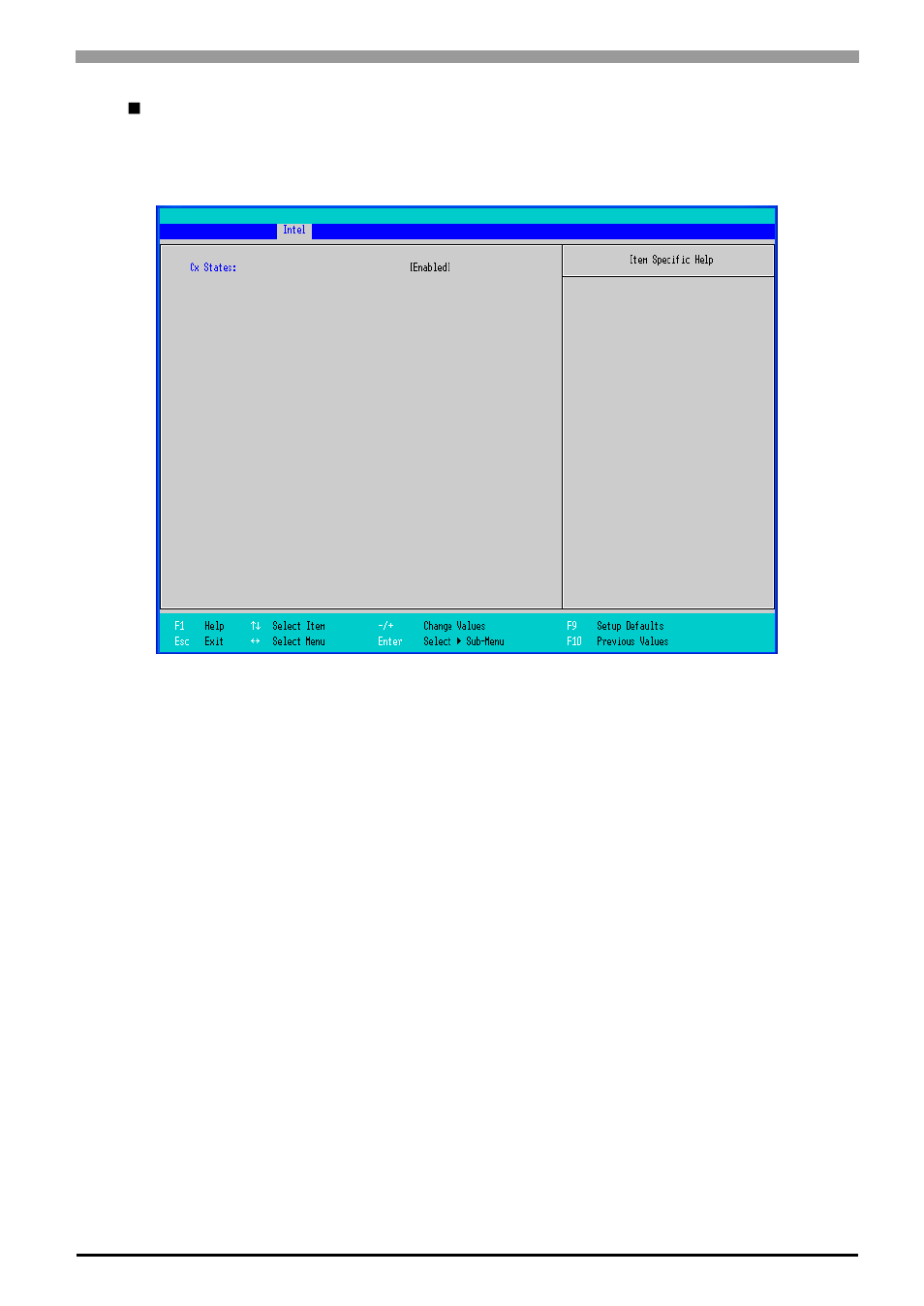 Apm control sub-menu | Proface APL3000B - Node Box PC User Manual | Page 46 / 107